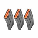 3-Pack - Duramag Speed AR-15 30 Round Aluminum Magazine - .223/5.56 NATO - Orange Follower