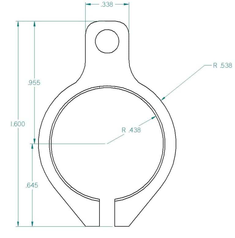 .875" Dimensions