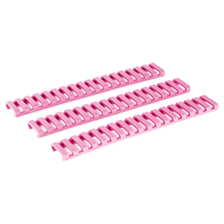 Ergo Picatinny 18 Slot Rubber Rail Protector - 3 Pack - Various Colors