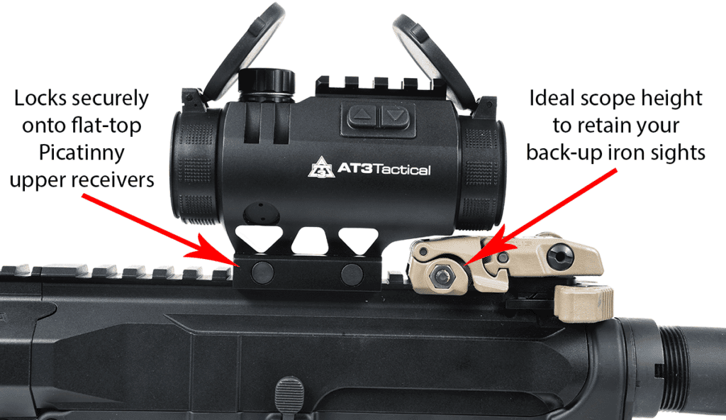 AT3™ 3xP Scope - 3x Prism Scope with Illuminated BDC Reticle