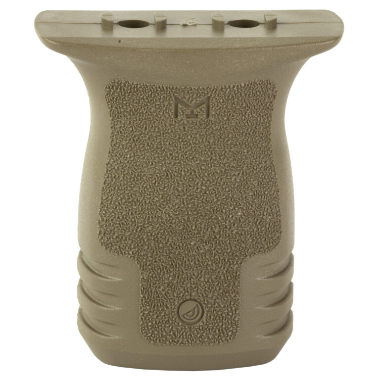 Mission First Tactical REACT M-LOK Vertical Compact Grip - Scorched Dark Earth