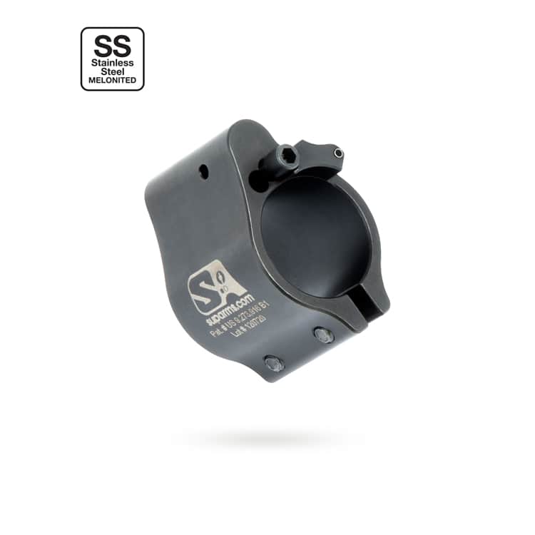Superlative Arms .750 Adjustable Gas Block - Clamp on - Nitride