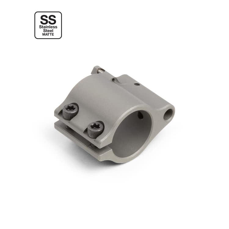 Superlative Arms .750 Adjustable Gas Block - Clamp on - Stainless Steel