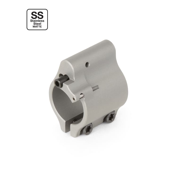 Superlative Arms .750 Adjustable Gas Block - Clamp on - Stainless Steel