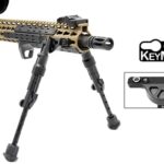 The Recon Flex spans 5 slots of Keymod rail