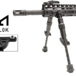 Each attachment spans 2 M-LOK sections