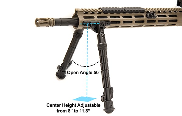 Tall center height adjustment for specific applications
