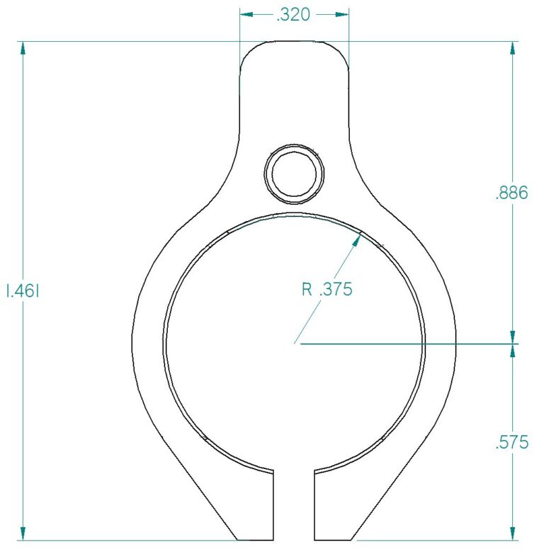 .750" Dimensions